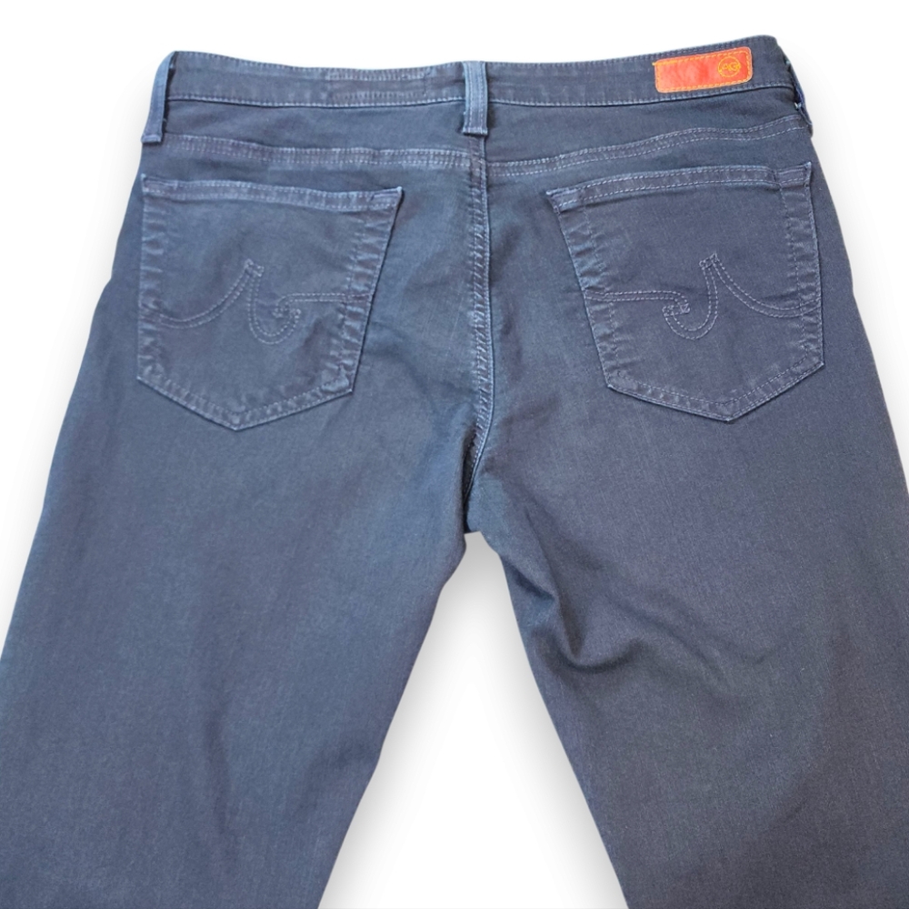 AG The Legging Dark Blue Solid Wash Slim Straight Jeans Size 30R - Picture 7 of 10
